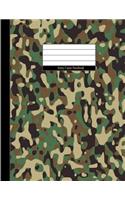 Army Camo Notebook: Diary Journal, College Ruled, 100 Pages/ lined paper, Cover Style: Army Notebook, Funny Notebook.(Spiral Notebook)