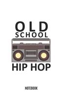 Old School Hip Hop Notebook: Small 6x9 Inch Classic 110 Dot Grid Pages Notebook for Notes, Lists, Musings, Bullet Journaling, Calligraphy and Hand Lettering or School.