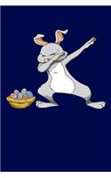 Dabbing Easter Bunny: College Ruled Lined Paper, 6x9, 120 Pages