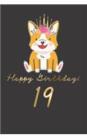 Happy Birthday!: Birthday Gift Book for Messages, Birthday Wishes, Journaling and Drawings. for Dog Lovers!