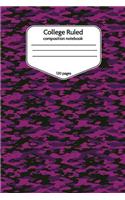College Ruled Composition Notebook 120 Pages