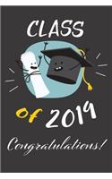 Class of 2019- Congratulations!: Class of 2019- Congratulations! Graduation Card- Journal for Messages. Better Than a Regular Congrats Card: It's a Congrats Book! for College and Hi