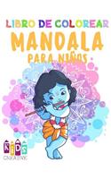 Libro para colorear Mandala para niños 4-6 años de edad Fácil mandalas: Mandalas fáciles: Unicornios, figuras, mariposas, flores, delfines, helados, elefantes, animales de la selva, aeroplanos, dragones, abejas, gatos y (2 Mandala Para Niños)