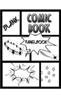 Blank Comic Book Panelbook