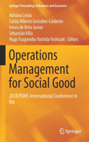 Operations Management for Social Good