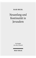 Neuanfang und Kontinuitat in Jerusalem