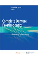 Complete Denture Prosthodontics