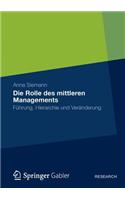 Die Rolle Des Mittleren Managements