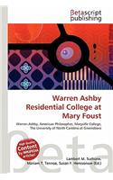 Warren Ashby Residential College at Mary Foust