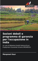Sezioni deboli e programma di garanzia per l'occupazione in India