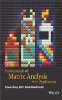 Fundamentals of Matrix Analysis with Applications