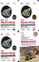 Dinesh Objective Biology for NEET & Other Exams ( Volumes 1,2,3, ) , And Previous Years Competitive Exam Paper In Biology(2018-2019 Session)