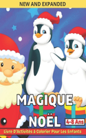Noël Magique Livre D'Activités à Colorier Pour Les Enfants 4-8 Ans