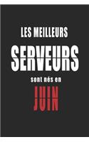 Les Meilleurs Serveurs sont nés en Juin carnet de notes