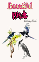 Beautiful Birds Coloring Book: Birds Coloring Book For Adults