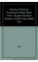 Harcourt School Publishers Math New York: Student Edition Grade 4 2009