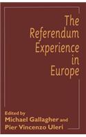 Referendum Experience in Europe