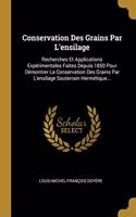 Conservation Des Grains Par L'ensilage