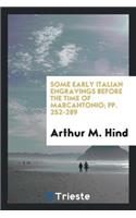 Some Early Italian Engravings Before the Time of Marcantonio