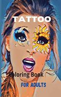 Tattoo Coloring Book For Adults