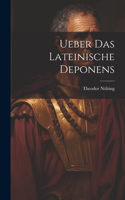 Ueber Das Lateinische Deponens