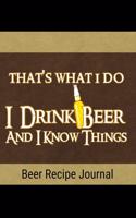Beer Recipe Journal