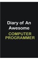 Diary of an awesome Computer Programmer
