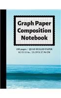Graph Paper Composition Notebook: Grid Paper Notebook, Quad Ruled, 100 Sheets (Large, 8.5 x 11)(43 Graph Paper Notebooks)