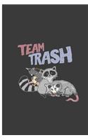 Team Trash: Dirty Rat Perfect Lined Notebook/Journal (6x9)