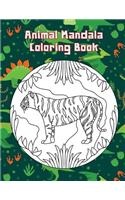 Animal Mandala Coloring Book