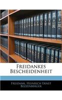 Freidankes Bescheidenheit