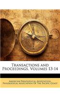 Transactions and Proceedings, Volumes 13-14