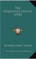 Acquisitive Society (1920)