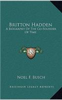 Britton Hadden