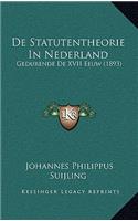 De Statutentheorie In Nederland