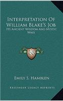 Interpretation of William Blake's Job
