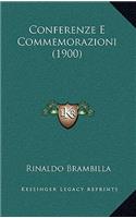 Conferenze E Commemorazioni (1900)