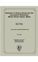 Nutrients in Somes Sound and the Associated Watershed, Mount Desert Island, Main