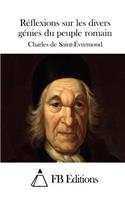 Réflexions sur les divers génies du peuple romain