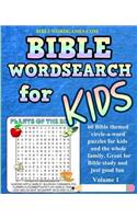 Kids Bible Word Search Puzzles Volume 1