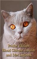 Pocket Edition Blood Glucose, Insulin and Diet Logbook: A simple and easy to use 5" x 8" diabetes logbook