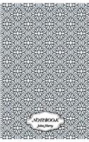 Notebook Journal Dot-grid, Flower Lines