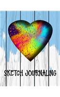 Sketch Journaling: Blank Doodle Draw Sketch Books