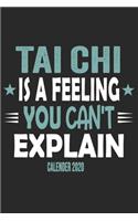 Tai Chi Is A Feeling You Can't Explain Calender 2020