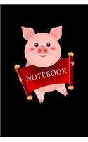 Smiling Pig Notebook