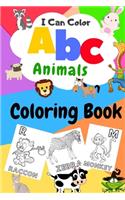 I Can Color ABC Animals Coloring Book