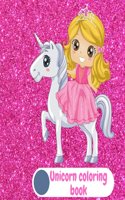 Unicorn coloring book for kids