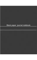 black paper journal notebook