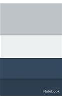 Notebook: Simple And Elegant eye pleasing colorful Notebook Colors: Silver Sand-Porcelain-Pickled Bluewood-Pickled Bluewood/Lined and numbred Notebook / Journ