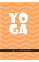 ORANGE REFRACTED LINE Notebook
